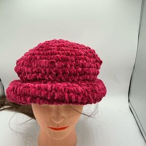 Plush red Women's Beanie Hat